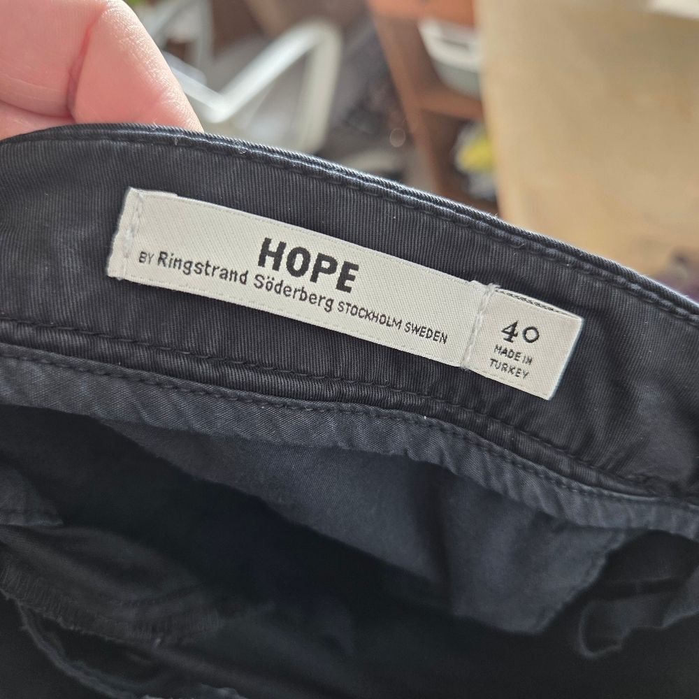 Hope x Streetwear News Trousers Ringstrand Söderberg Stockholm Pants Black EU 40 - Picture 8 of 14